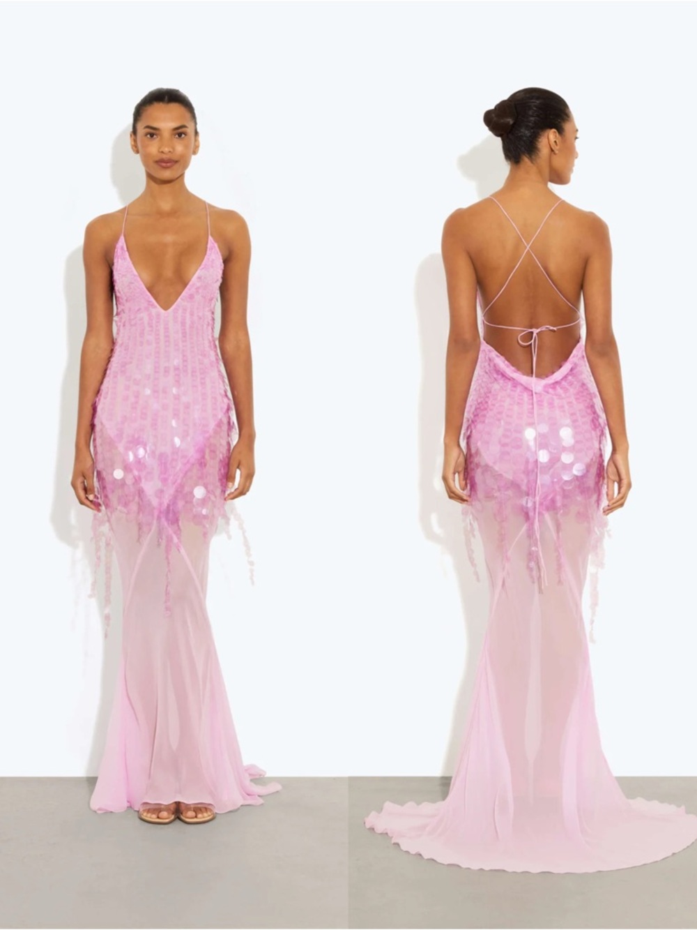 Rat And Boa Hydra Asteria Dress NWT Pink Silk Medium